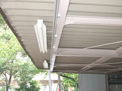 テント生地を使ったカーテン工事の画像4