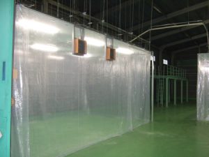 工期・予算・機能的に優れた、カーテン間仕切り