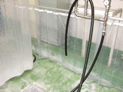 水はね防止カーテン工事の画像3