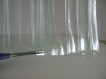 静電透明ノレン 2mm厚 200mm幅 2mmリブ付 B型固定式ハンガーの画像5