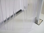 耐寒透明ノレン 2mm厚 200mm幅 リブ付 B型固定式ハンガーの画像3