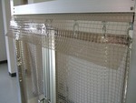 防虫グレーカーテン 取手金物仕様の画像2