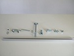 防虫オレンジカーテン 取手金物仕様の画像4