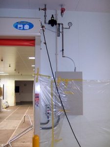 防爆エリア対応　エアパージ仕様シートシャッター